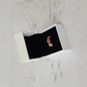 Pandora Pink Daisy Flower Trio Ring Size 7